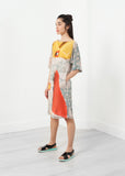 3/4 Sleeve Kimono Dress