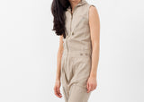 Sleeveless Harem Flightsuit